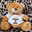 I Love You Personalized Valentine Plush Teddy Bear 8915493